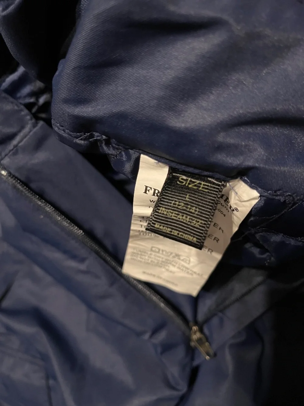 Free Soldier Men’s Waterproof Snow Insulated Pants, L, Navy